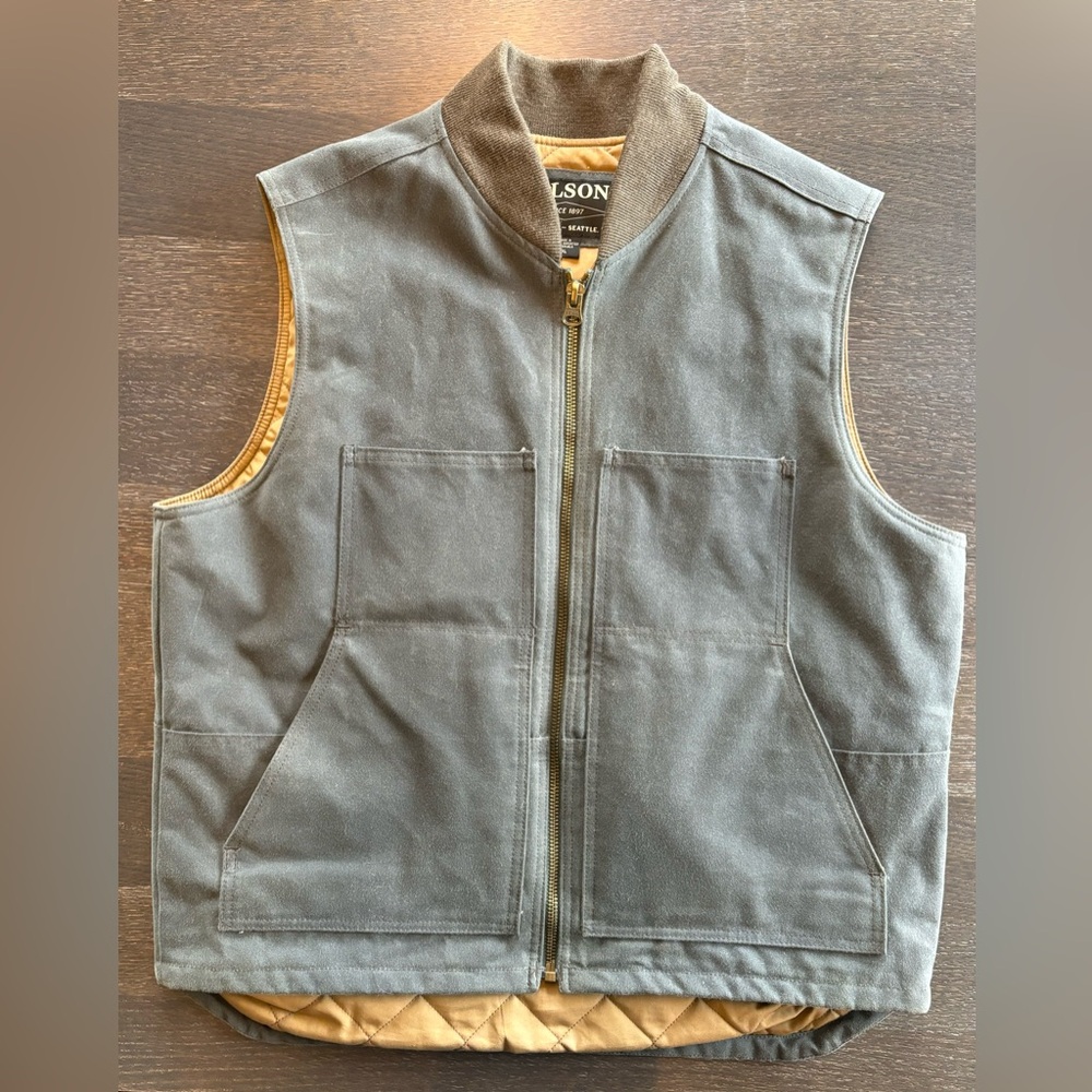 Filson Tin Cloth Insulated Work Vest - XL